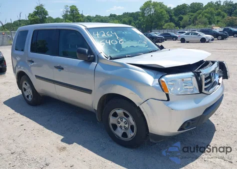 2014 Honda Pilot Lx z USA, uszkodzony, nr VIN 5FNYF4H22EB024677